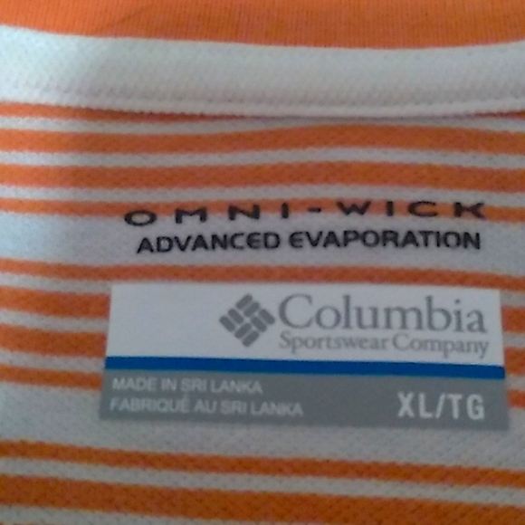 COLUMBIA SPORTSWEAR ADVANCED "OMNI-WICK ". S/S.GREAT COLORS.LIKE NEW CONDITION.☆ - Picture 5 of 6